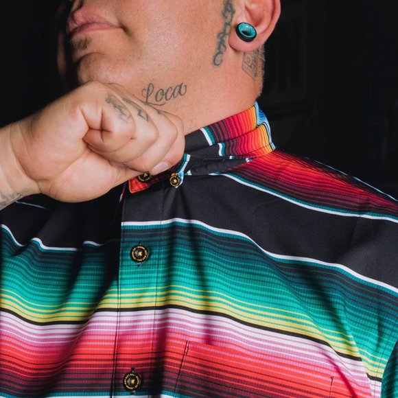 Dixxon LOW LOW 2023 Men's Short Sleeve Party Shirt (Black Collar) - S - Picture 5 of 10